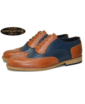 Camel blue Dandy Revival shoe Nevermind