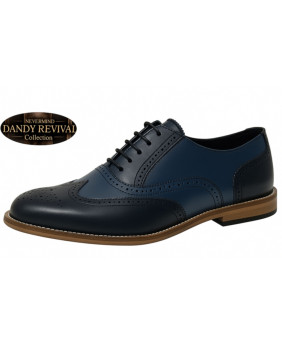 Black midnight blue Dandy Revival shoe Nevermind