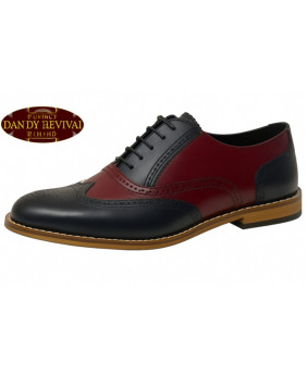 Chaussure noir bordeaux Dandy Revival Nevermind