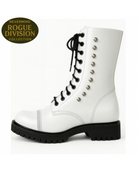 Rangers Nevermind en cuir blanc clouté Rogue Division