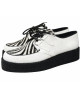 Creepers Nevermind doble suela 5 cm serraje cebra