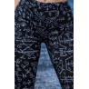 Schwarze Leggings mit Esoterischen Symbolen