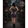 Vestido Ajustado con Estampado Oculto