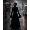 Long Black Velvet Coat