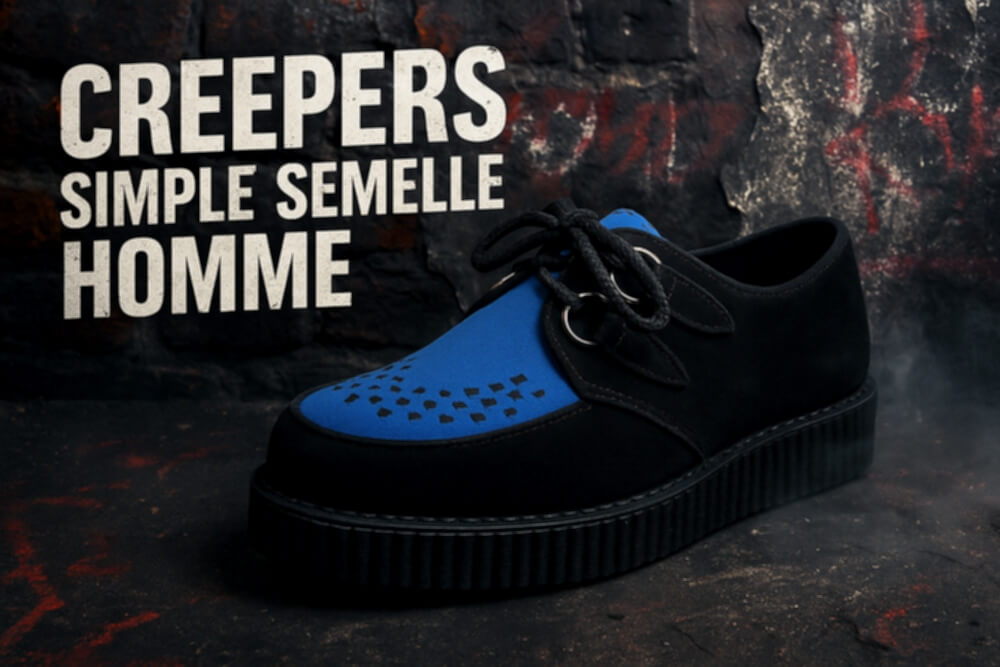 Creepers simple semelle homme Nevermind