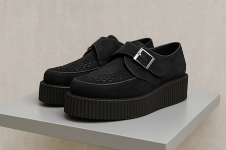 "Nevermind Men’s UMD Creepers with double 5 cm sole in black"
