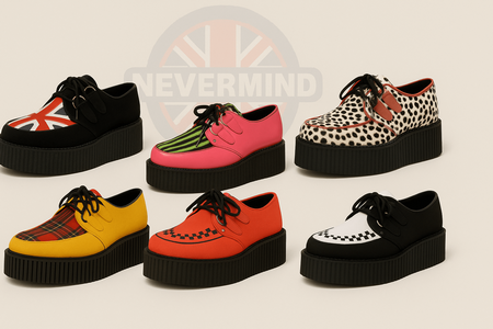 Collection of Nevermind creepers in different colors and models