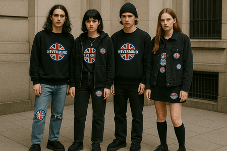 Young people in underground style wearing Nevermind creepers