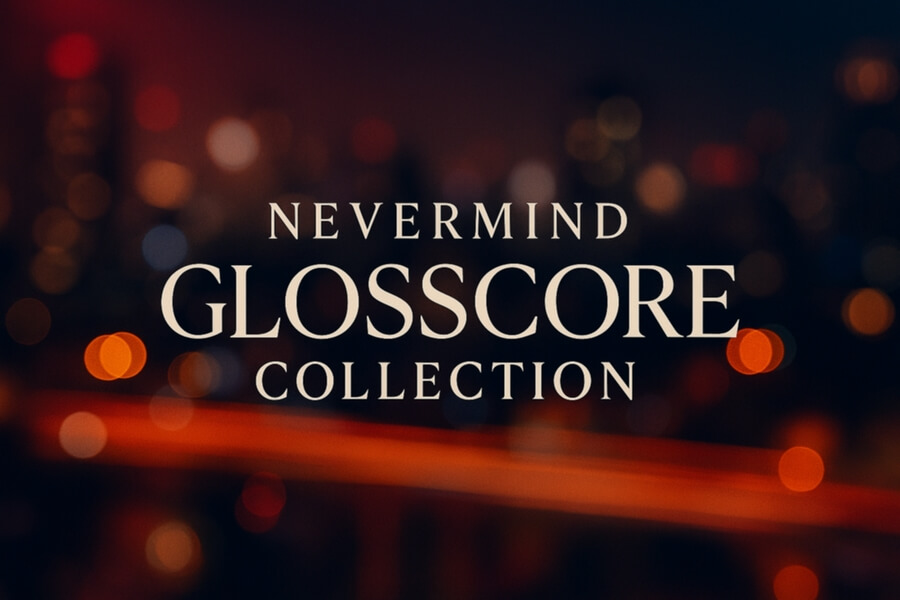 Nevermind Glosscore Collection – Premium leather shoes with chunky sole, multiple colors available.