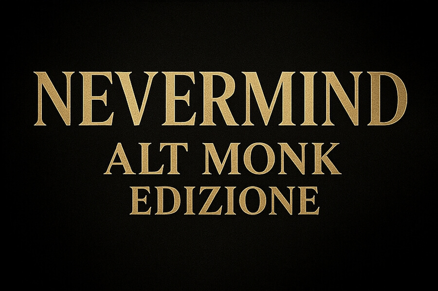 Scarpa Monk Strap in pelle con doppia fibbia e suola carrarmato – Alt Monk Edition Nevermind