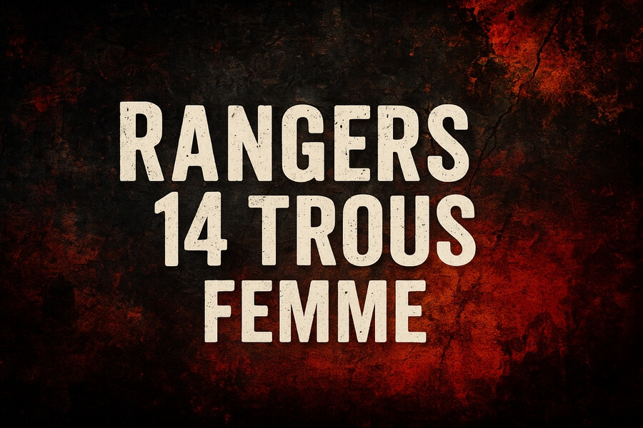 Rangers 14 trous femme Nevermind