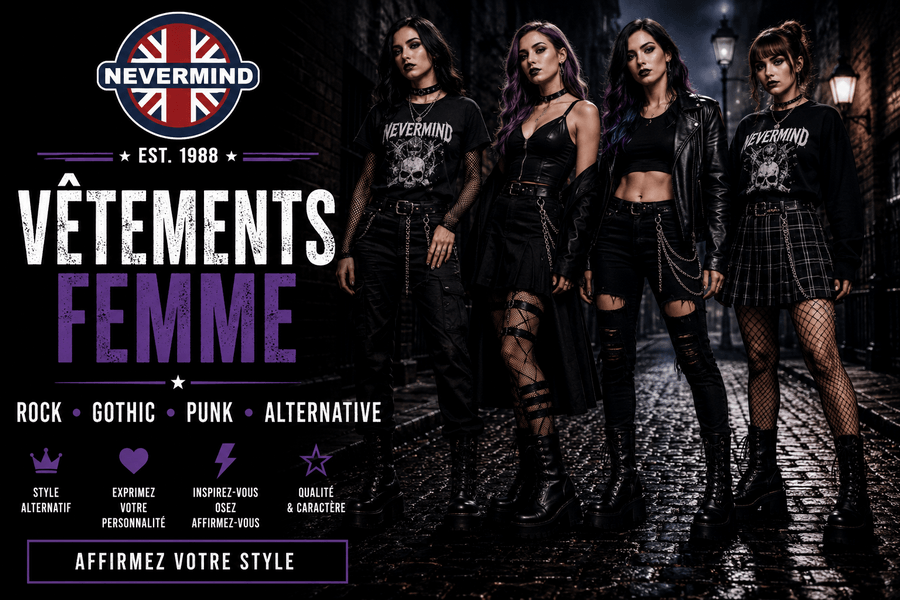 Collection de vêtements femme Nevermind de mode alternative