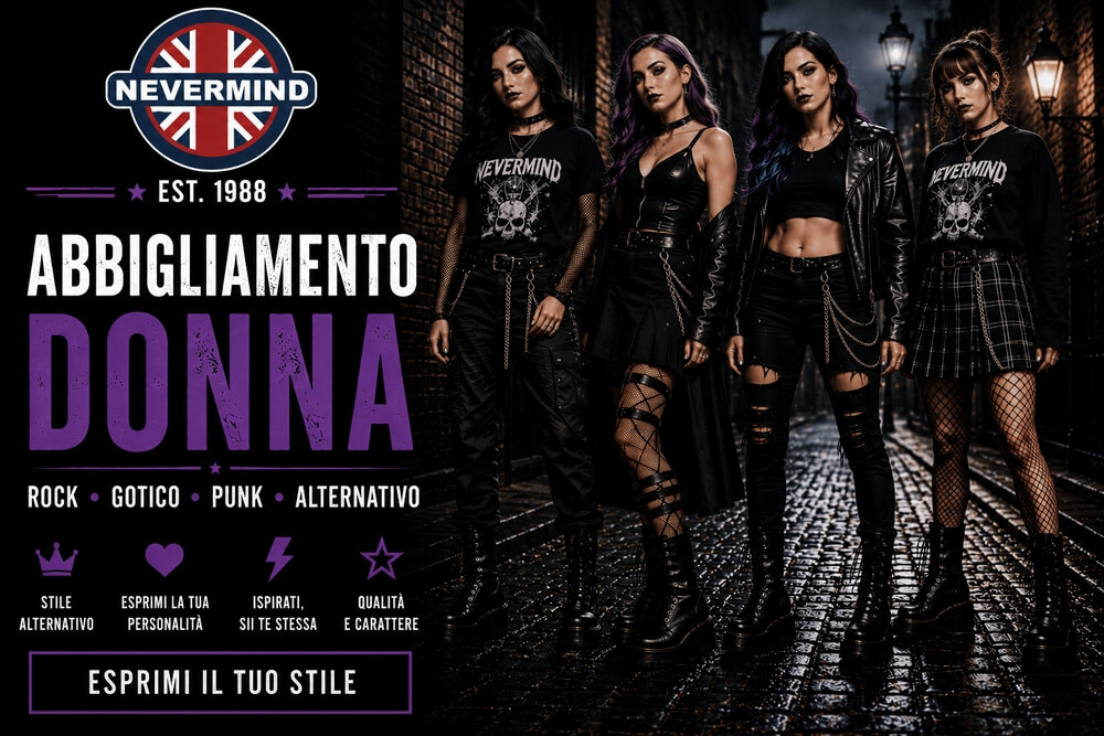 Collezione di abbigliamento donna alternativo Nevermind