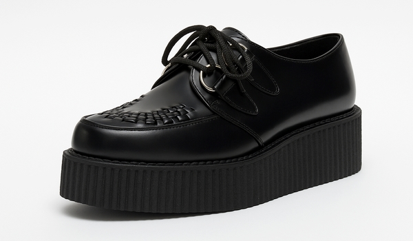 Gothic-style Creepers with double crepe sole