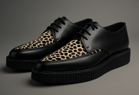 Nevermind pointed toe Creepers in black leather