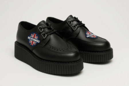Classic black leather creepers by Nevermind