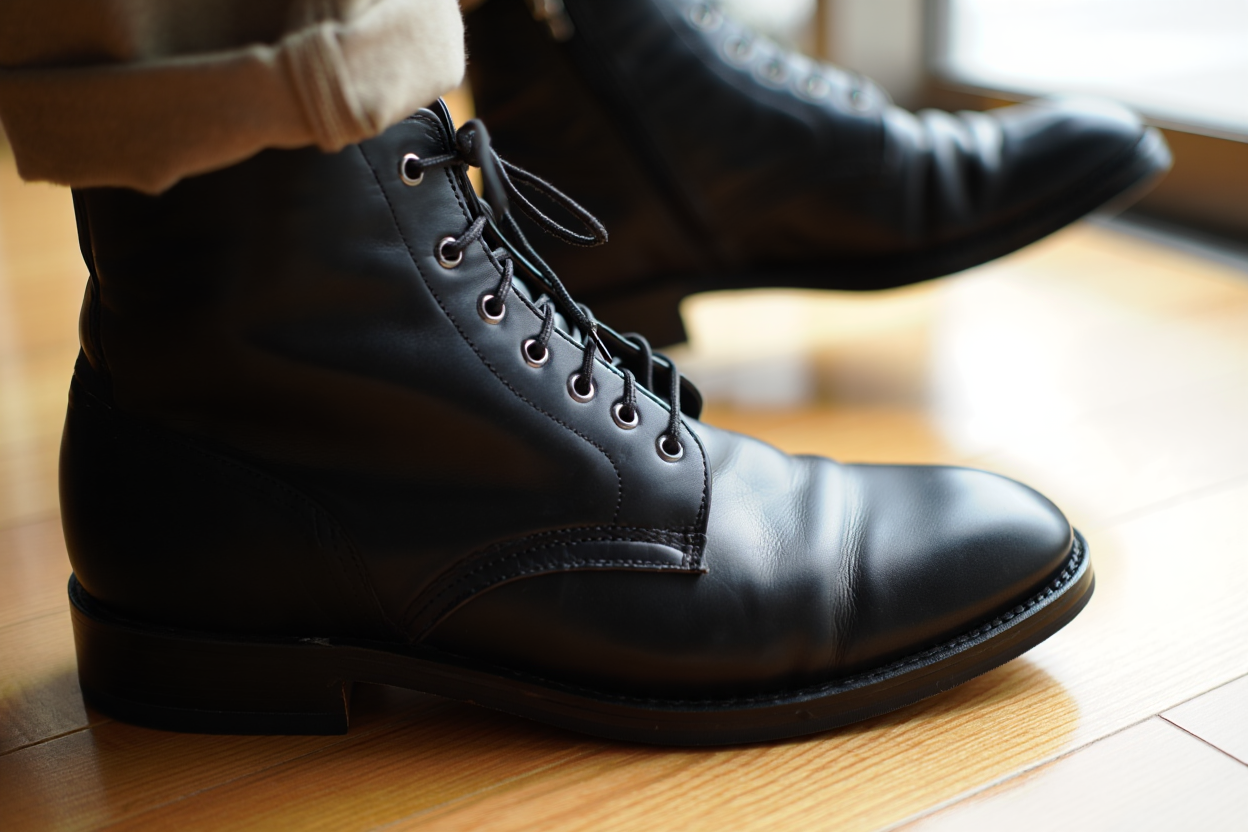 Properly fitted ankle boot