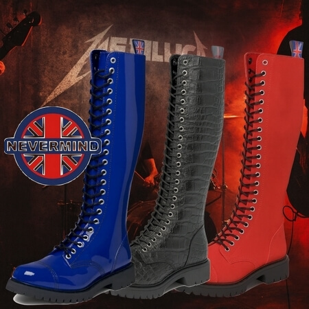 Anfibi 30 fori in pelle e nubuck: qualità artigianale da 30 anni