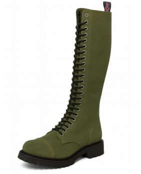 Rangers Hombre 30 Ojales – Botas Altas de Cuero Punk & Góticas | Nevermind Shop